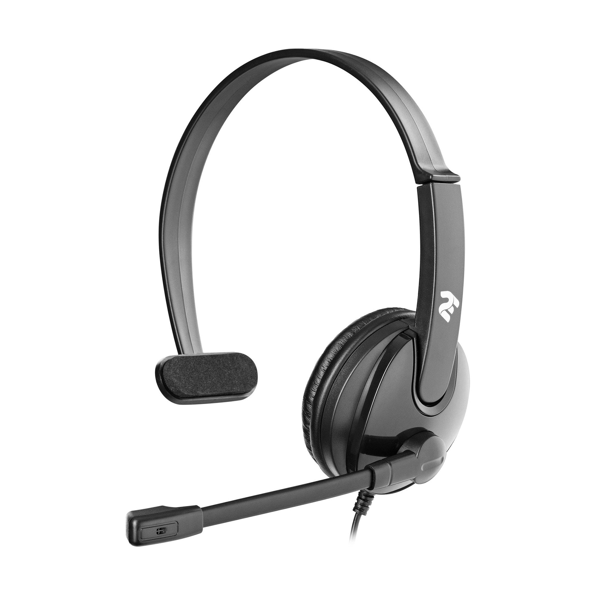 Гарнітура дротова для ПК 2E CH12 Mono On-Ear USB, чорна (2E-CH12MU)